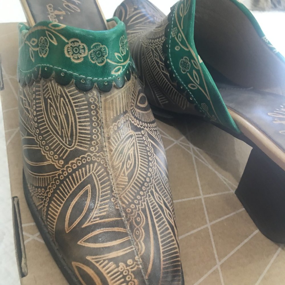 Elite by Corkys - Unique all leather Mules